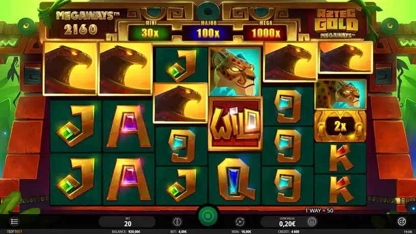 Aztec Gold Megaways slot screenshot 4