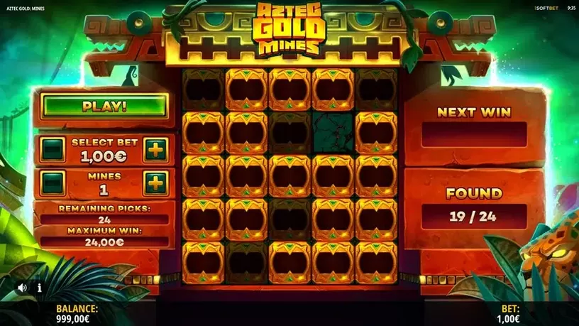 Aztec Gold Mines slot screenshot 4