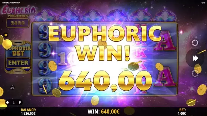 Euphoria Megaways slot screenshot 5