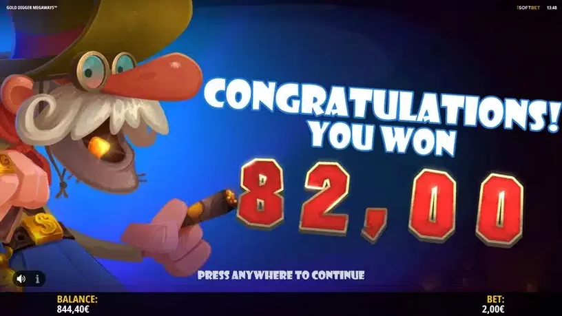 Gold Digger Megaways slot screenshot 7