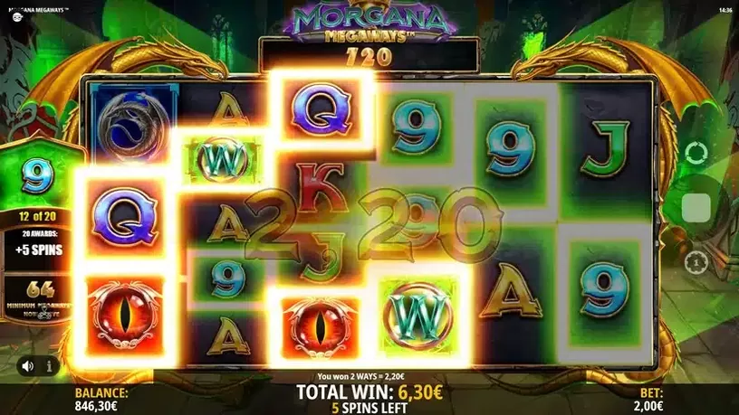 Morgana Megaways slot screenshot 5