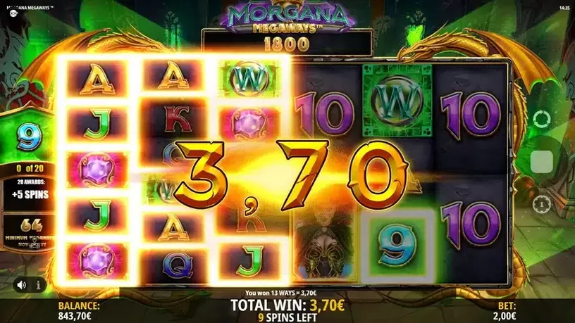 Morgana Megaways slot screenshot 4