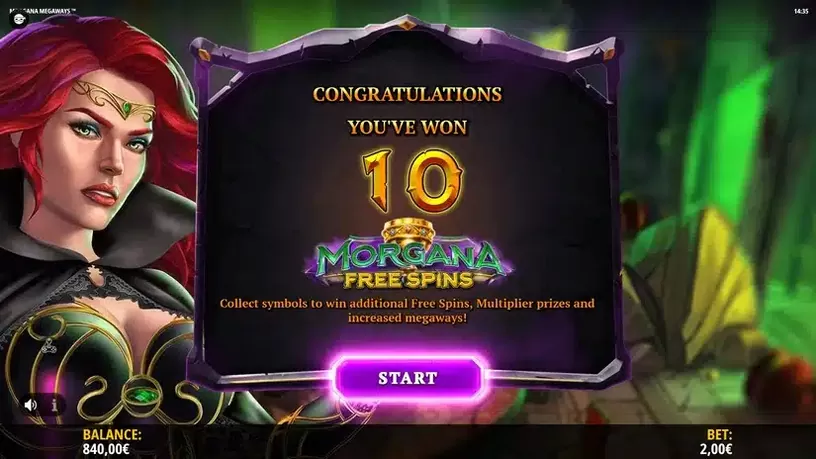Morgana Megaways slot screenshot 3