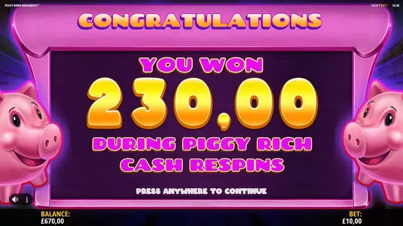 Piggy Bank Megaways slot screenshot 6