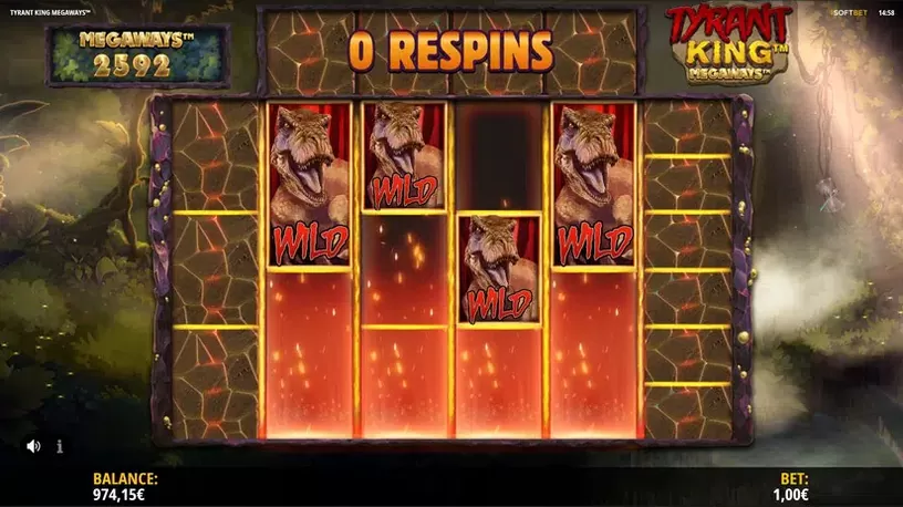 Tyrant King Megaways slot screenshot 3