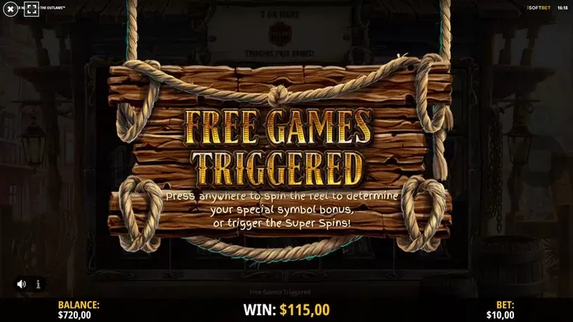 Van Der Wilde and the Outlaws slot screenshot 5
