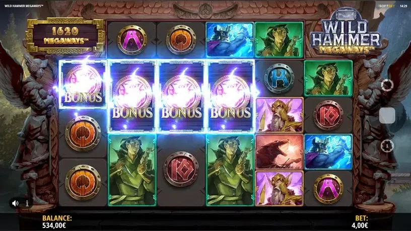 Wild Hammer Megaways slot screenshot 4