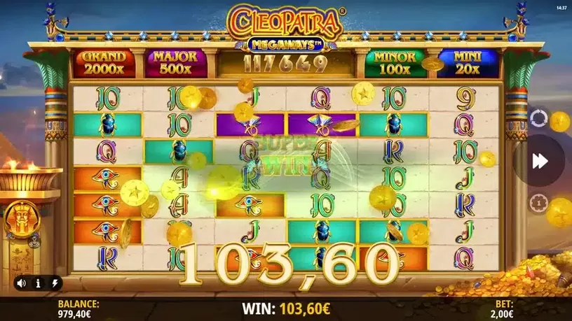 Cleopatra Megaways slot screenshot 6