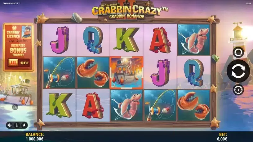 Crabbin’ Crazy 2 slot screenshot 1
