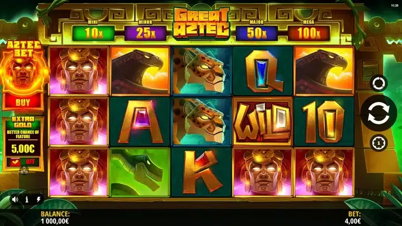 Great Aztec slot screenshot 1