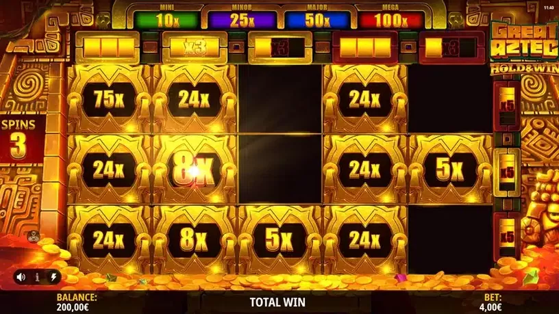 Great Aztec slot screenshot 4