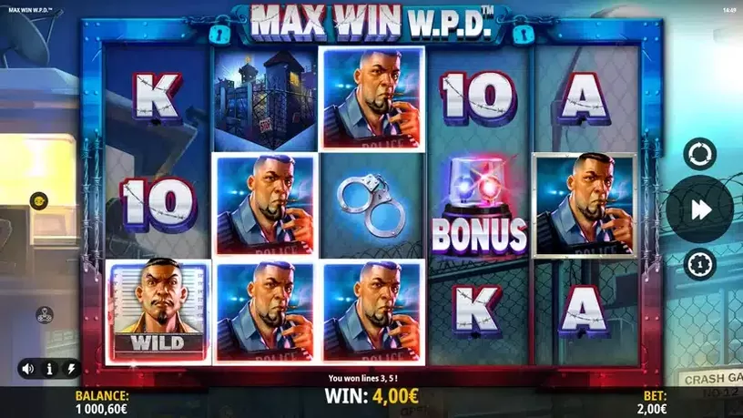 Max Win W.P.D slot screenshot 2