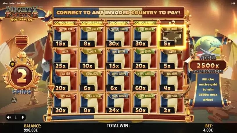 Mighty Empire Hold & Win slot screenshot 6