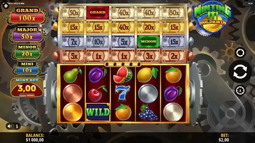 Minting It! Hold & Win slot screenshot 1