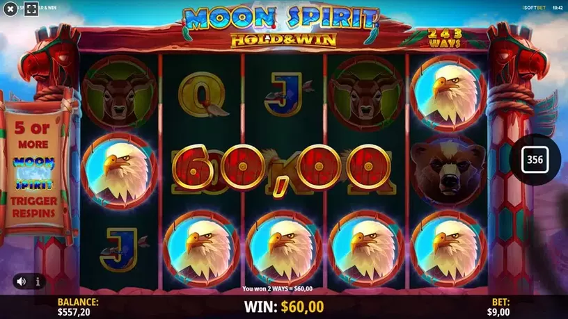 Moon Spirit slot screenshot 4