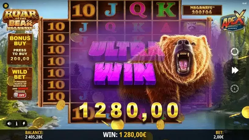 Roar of the Bear Megaways slot screenshot 5