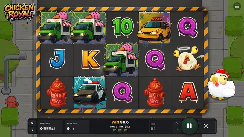Chicken Royal slot screenshot 2