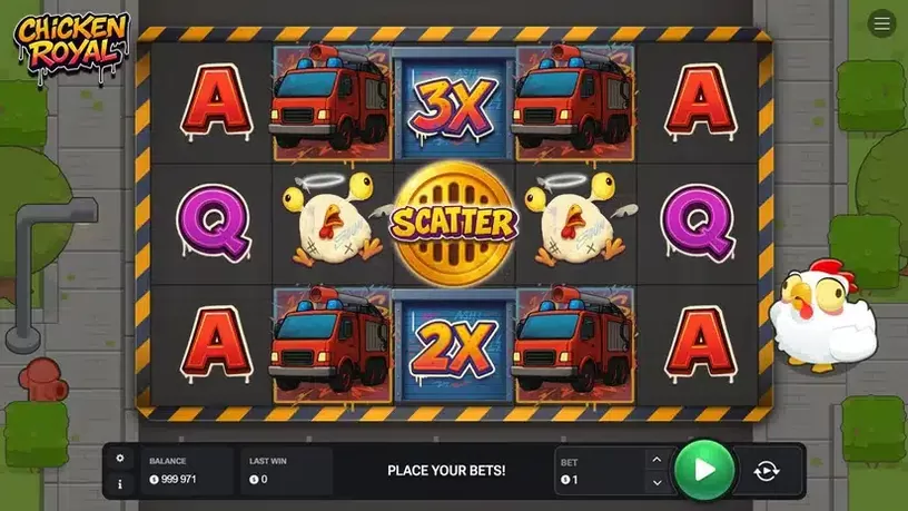 Chicken Royal slot screenshot 1