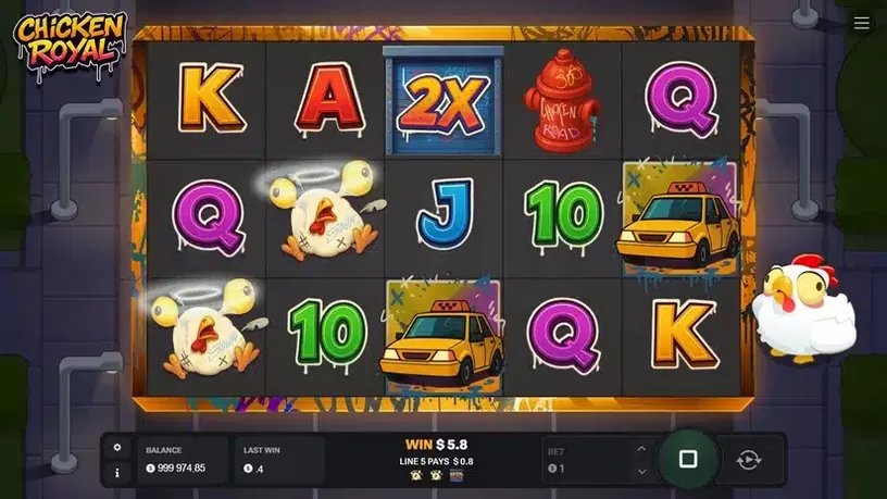 Chicken Royal slot screenshot 4