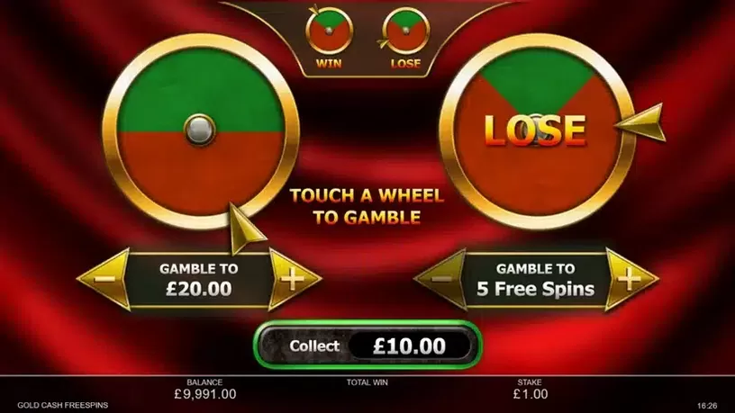 Gold Cash Free Spins slot screenshot 3
