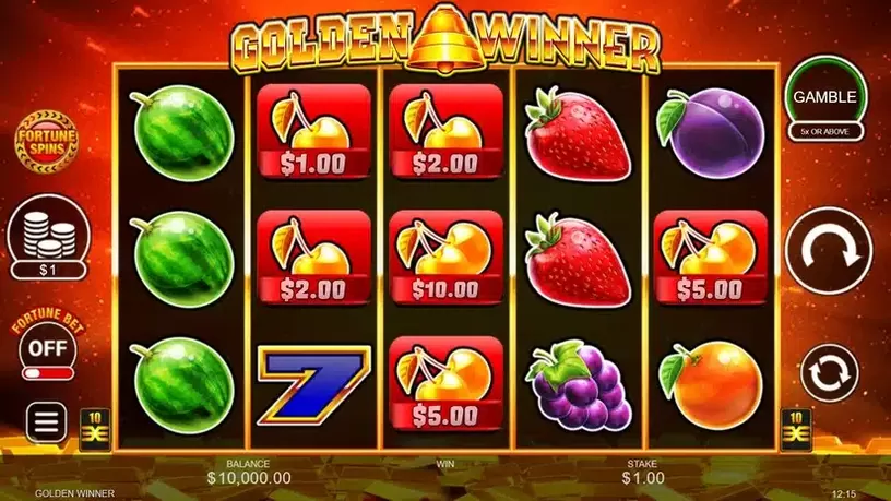 Golden Winner slot screenshot 1