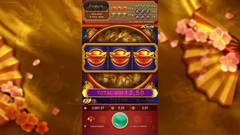 Treasure Bowl slot screenshot 2