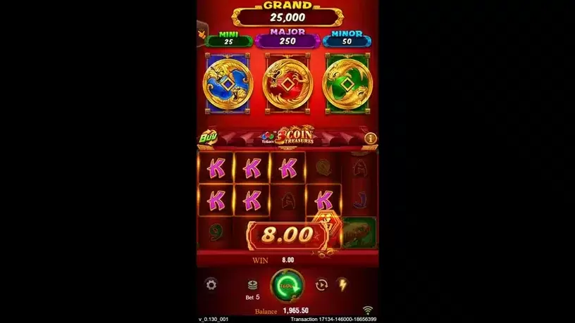 3 Coin Treasures slot screenshot 4