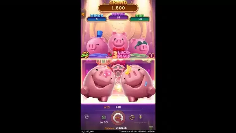 3 Lucky Piggy slot screenshot 4