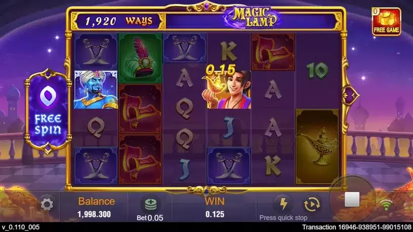 Magic Lamp slot screenshot 5