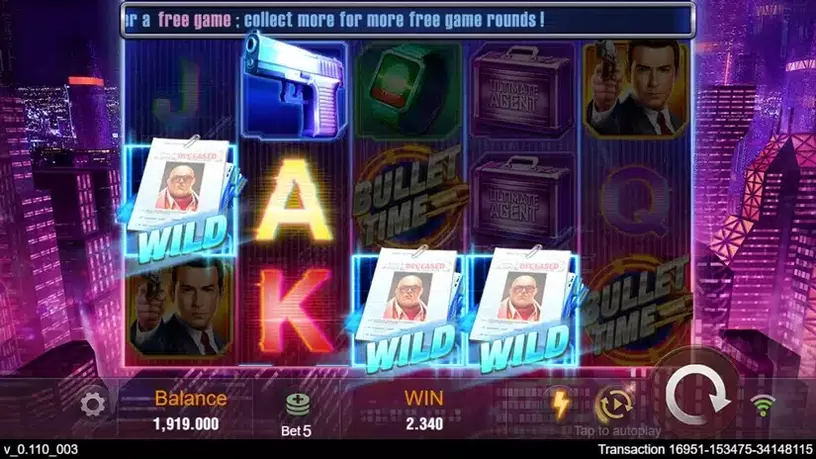 Agent Ace slot screenshot 4