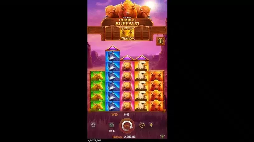 Ascent Charge Buffalo slot screenshot 1