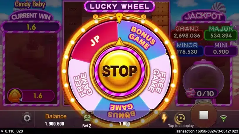 Candy Baby slot screenshot 3