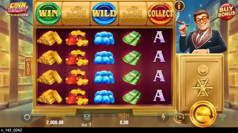 Coin infinity Surge Reel slot screenshot 1