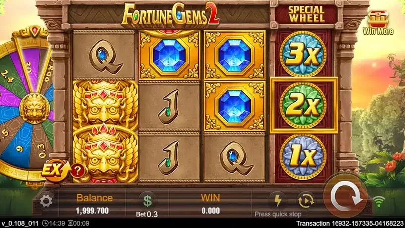 Fortune Gems 2 slot screenshot 1