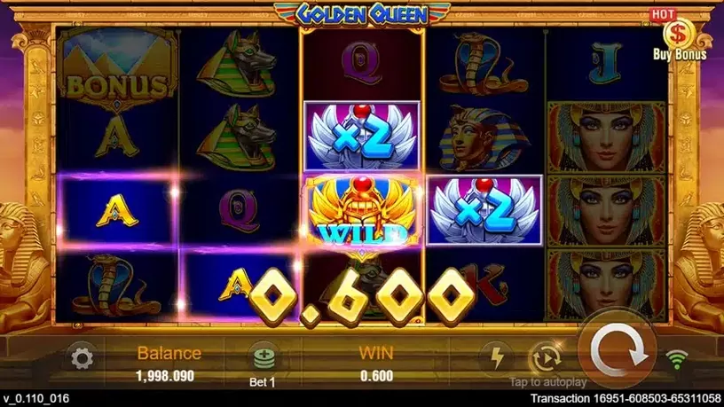 Golden Queen slot screenshot 5