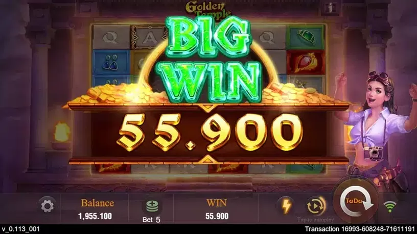 Golden Temple (Tada Gaming) slot screenshot 6