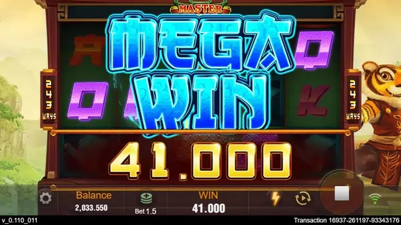 Master Tiger slot screenshot 6