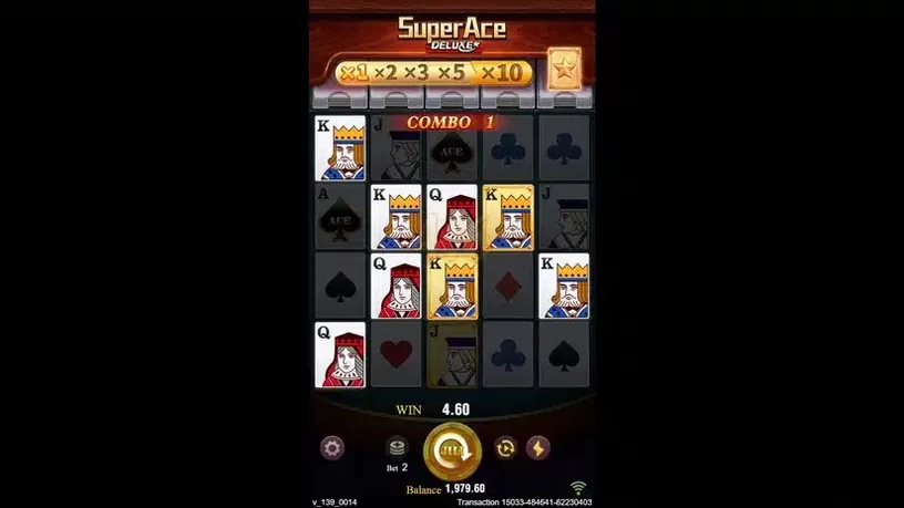 Super Ace Deluxe slot screenshot 3