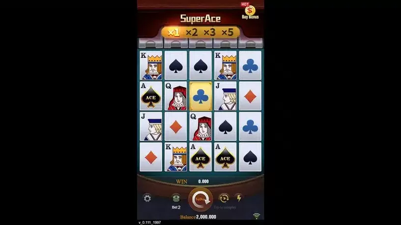 Super Ace slot screenshot 1
