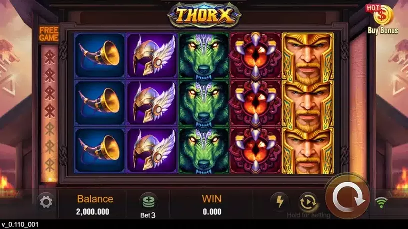 Thor X slot screenshot 1