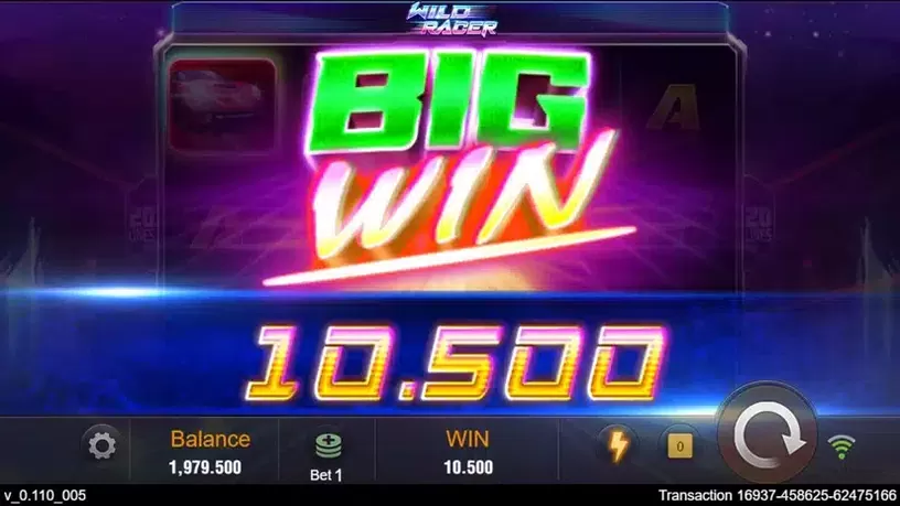 Wild Racer slot screenshot 4