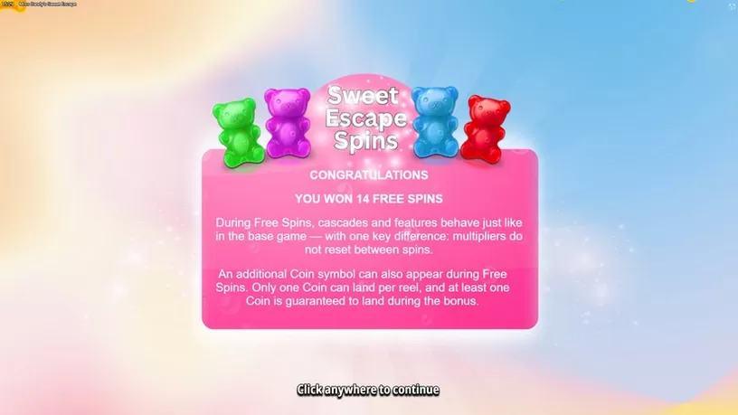 Miss Candy’s Sweet Escape slot screenshot 3