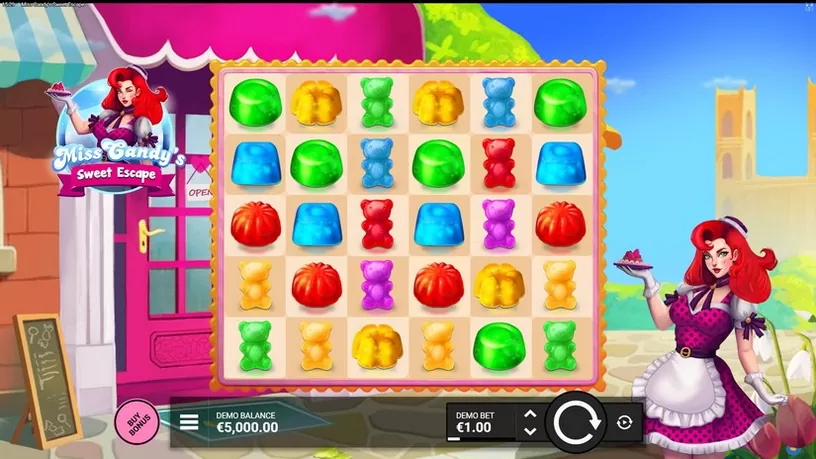 Miss Candy’s Sweet Escape slot screenshot 1