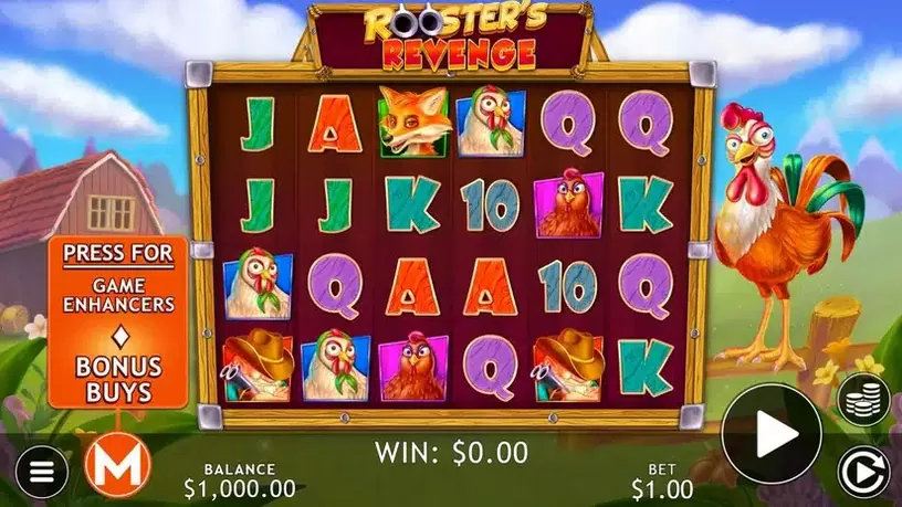 Rooster’s Revenge slot screenshot 1