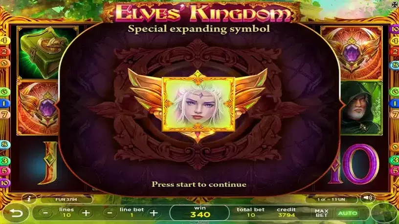 Elves Kingdom slot screenshot 4