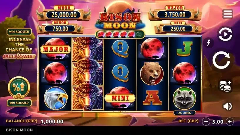 Bison Moon slot screenshot 1