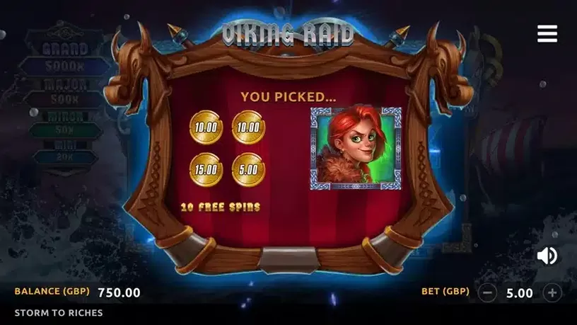 Storm to Riches slot screenshot 3