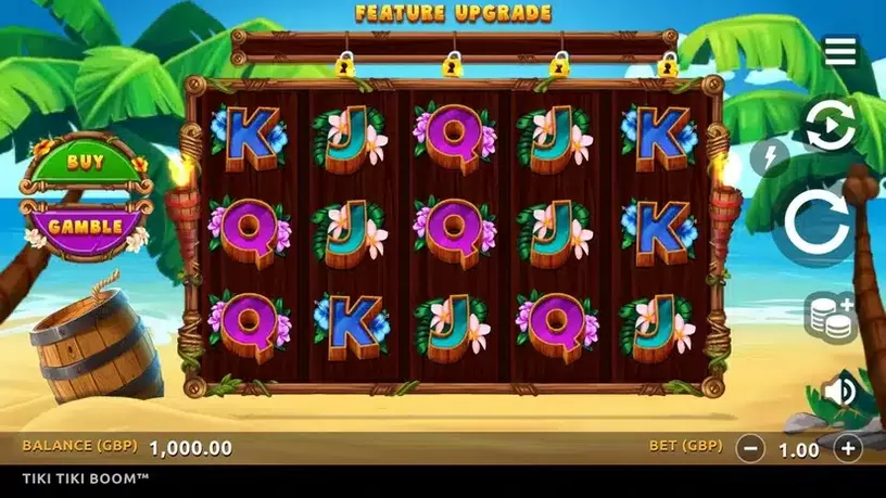 Tiki Tiki Boom slot screenshot 1