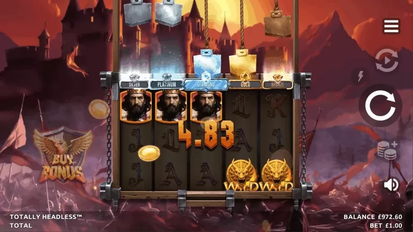 Totally Headless slot screenshot 1