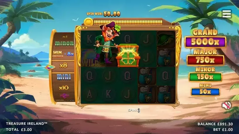 Treasure Ireland slot screenshot 5